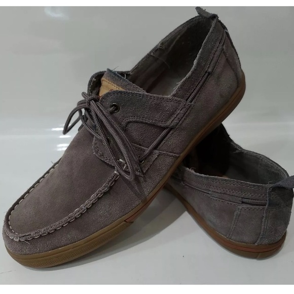 TOMMY BAHAMA 'Calderon' Beige Slip On Deck/Boat Shoes Casual Mens Size 12 Suede - Picture 1 of 8